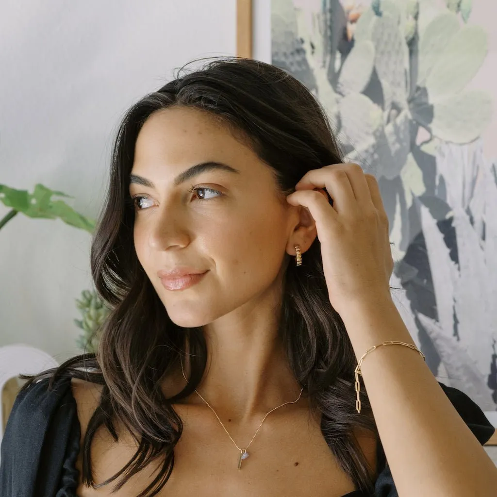 Rosa Ribbed Hoops