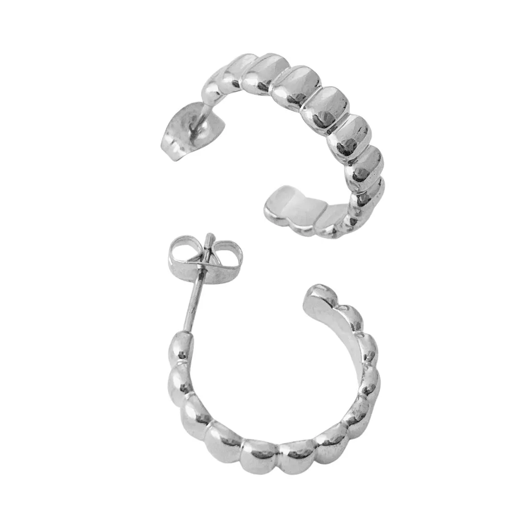 Rosa Ribbed Hoops