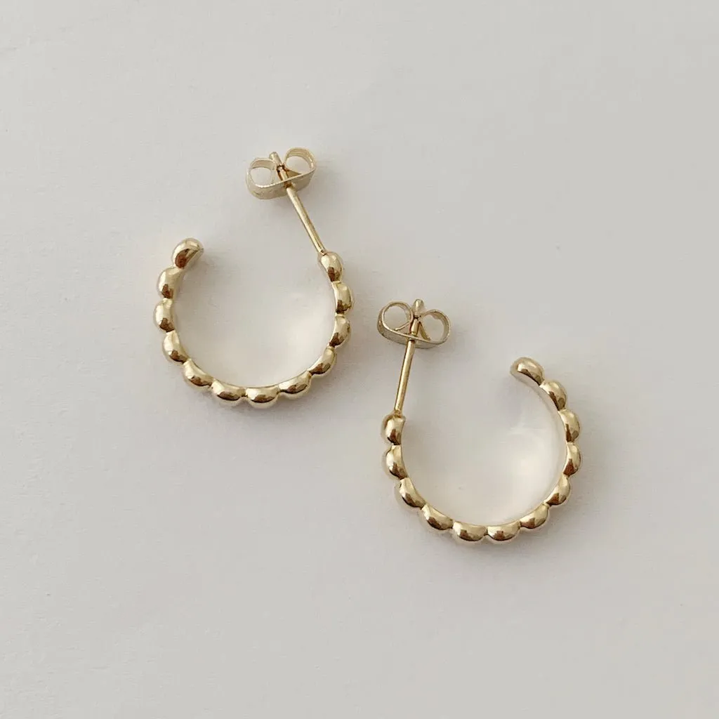 Rosa Ribbed Hoops