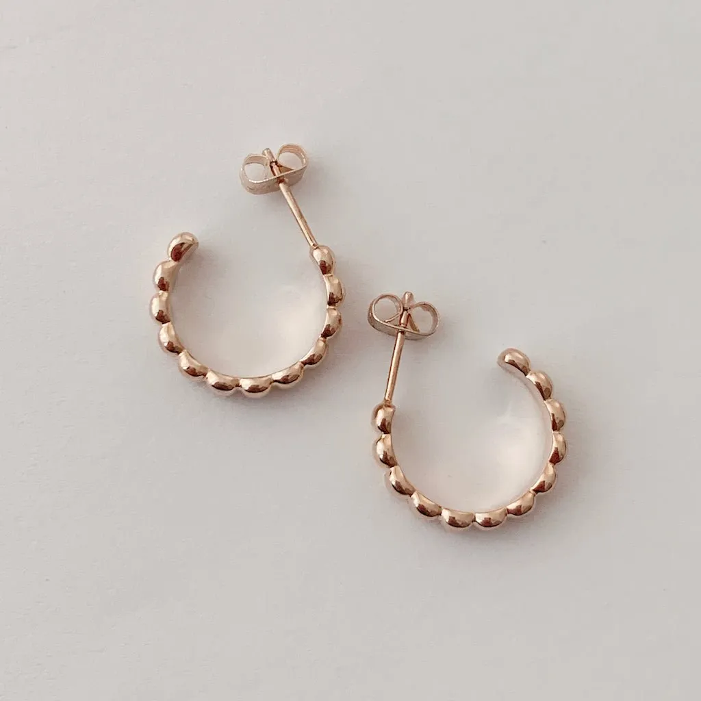 Rosa Ribbed Hoops