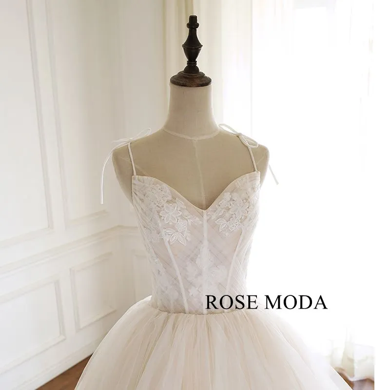 Rosemoda Ball Gown Wedding Dress With Horsehair Trim