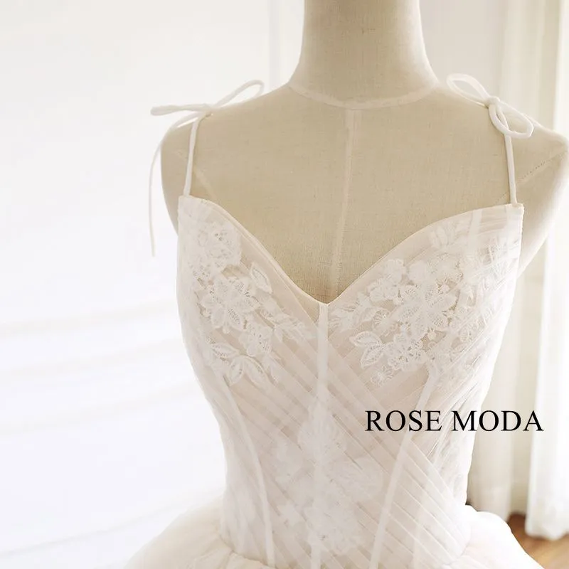 Rosemoda Ball Gown Wedding Dress With Horsehair Trim