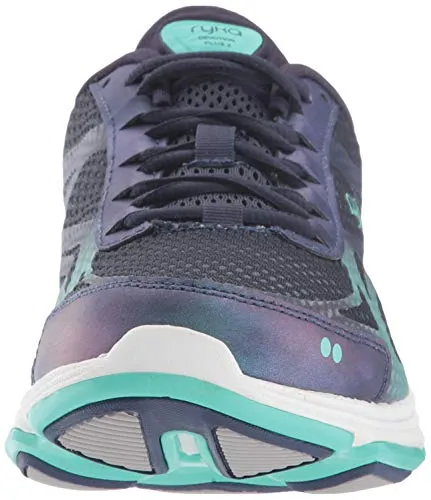 Ryka Women's Devotion Plus 2 Walking Shoe Navy/Teal