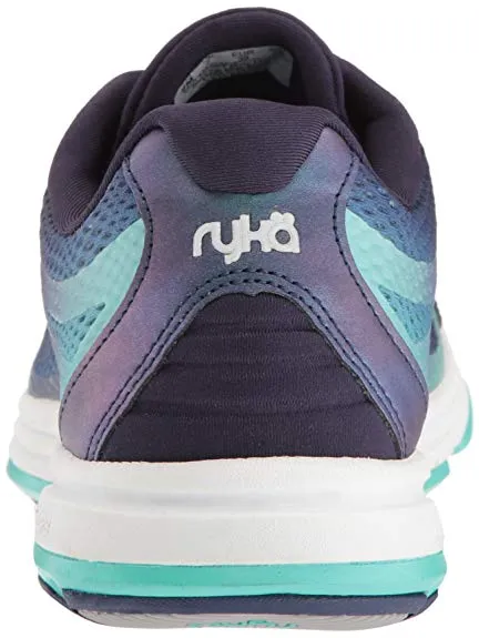 Ryka Women's Devotion Plus 2 Walking Shoe Navy/Teal