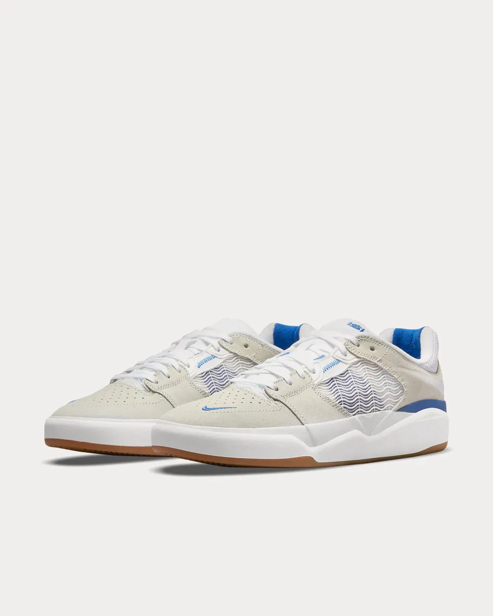 SB Ishod Wair Summit White / Summit White / Game Royal / White Low Top Sneakers