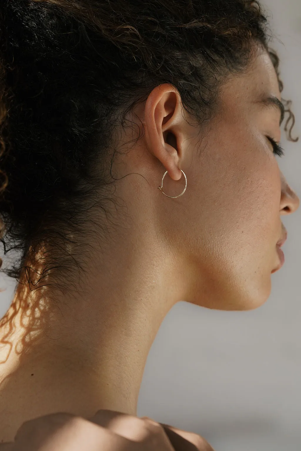 Simple Gold Hoops
