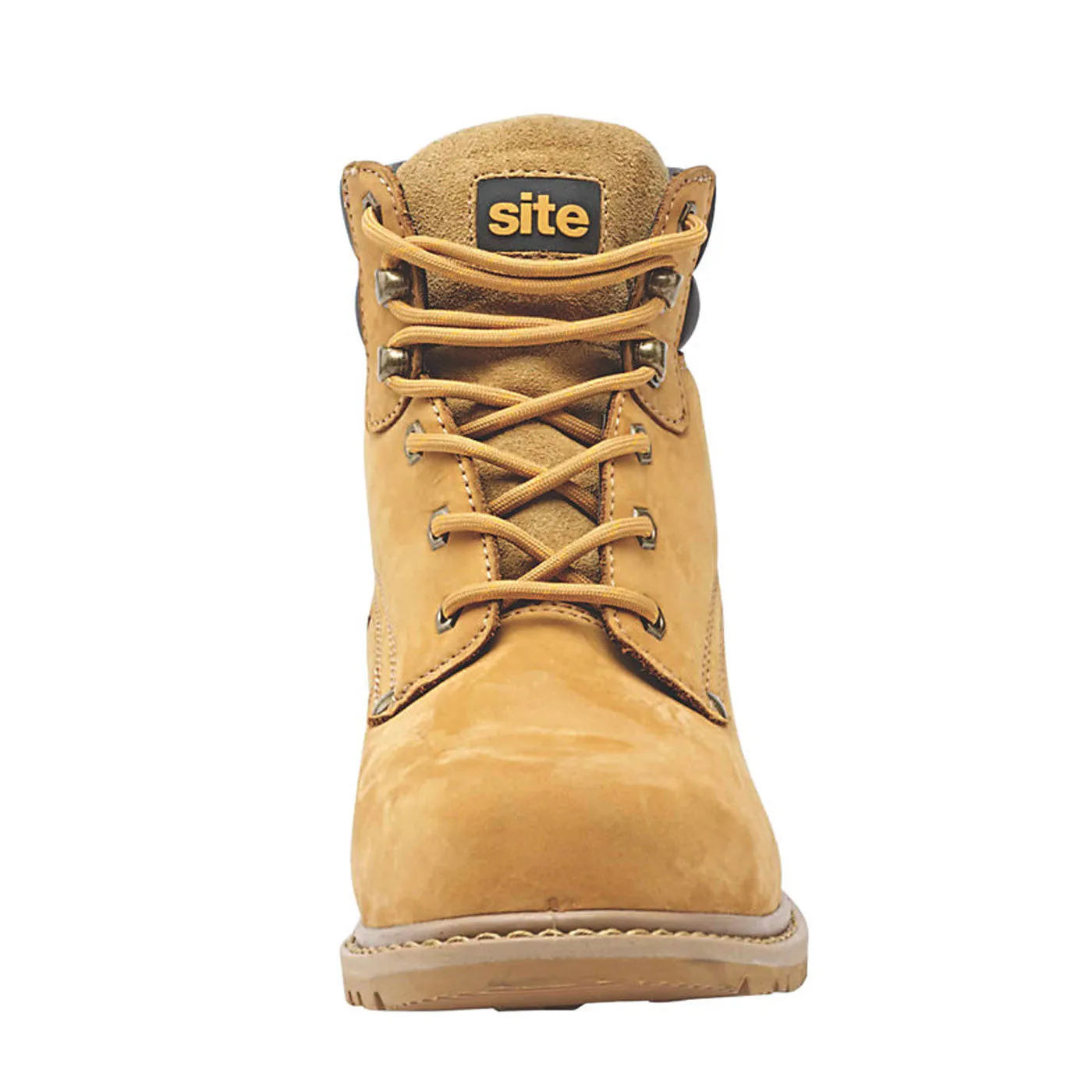 Site Mens Safety Boots Savannah Waterproof Tan Leather Size UK 6-12