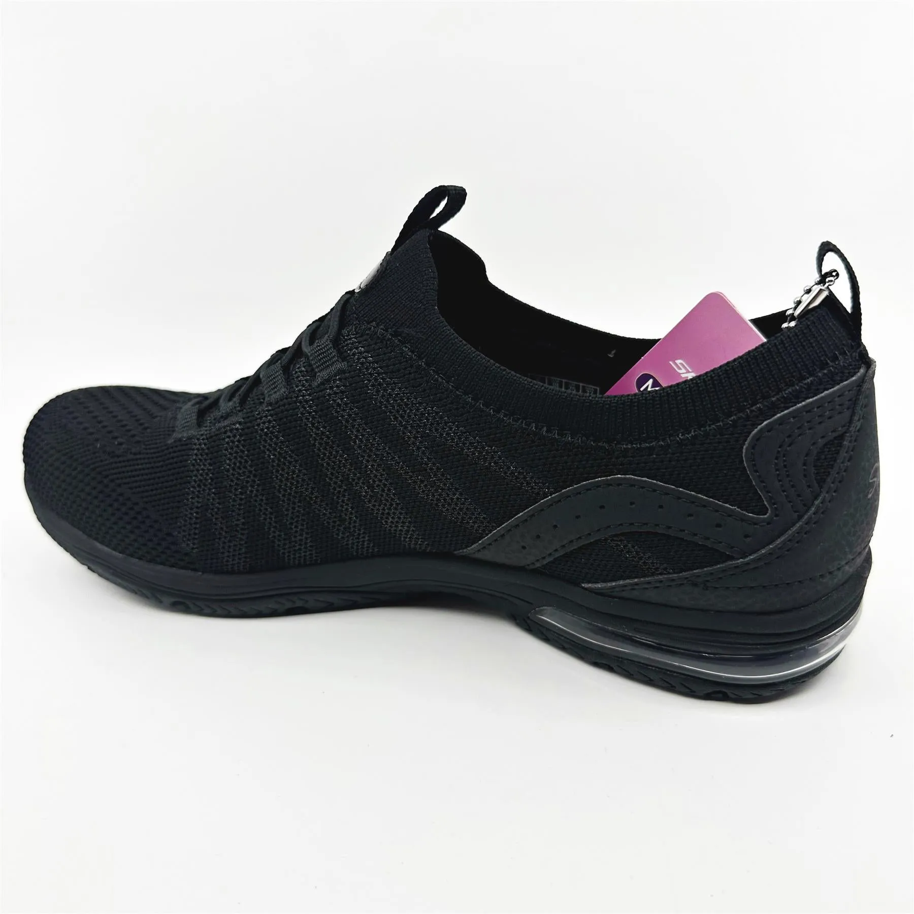 Skechers Active Air Black Womens  Slip On Sneakers