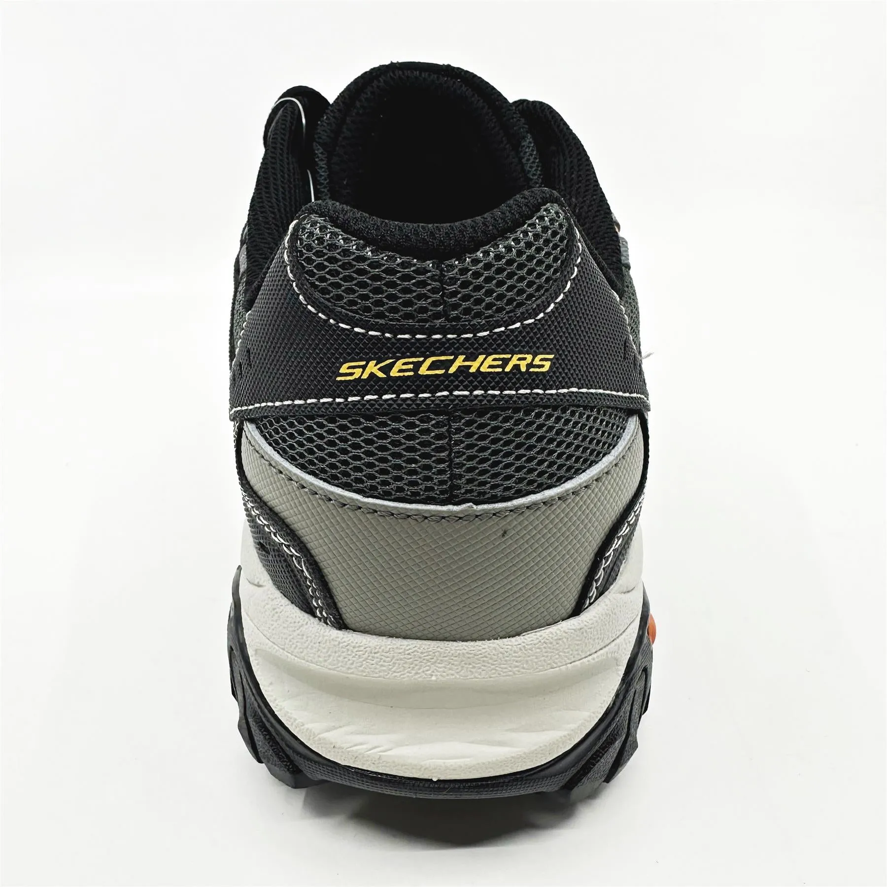 Skechers After Burn M Fit Charcoal Gray Mens Extra Wide Slip On Sneakers