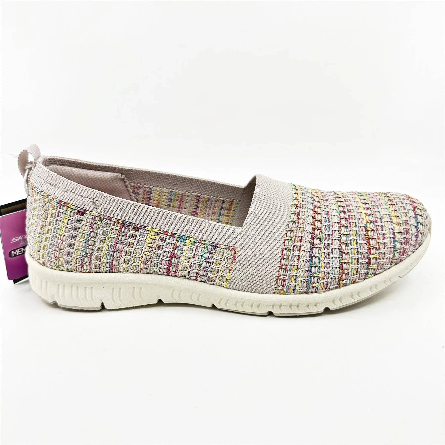 Skechers Be Cool Sherbet Skies Natural Multi Womens Size 9.5 Slip On Sneakers