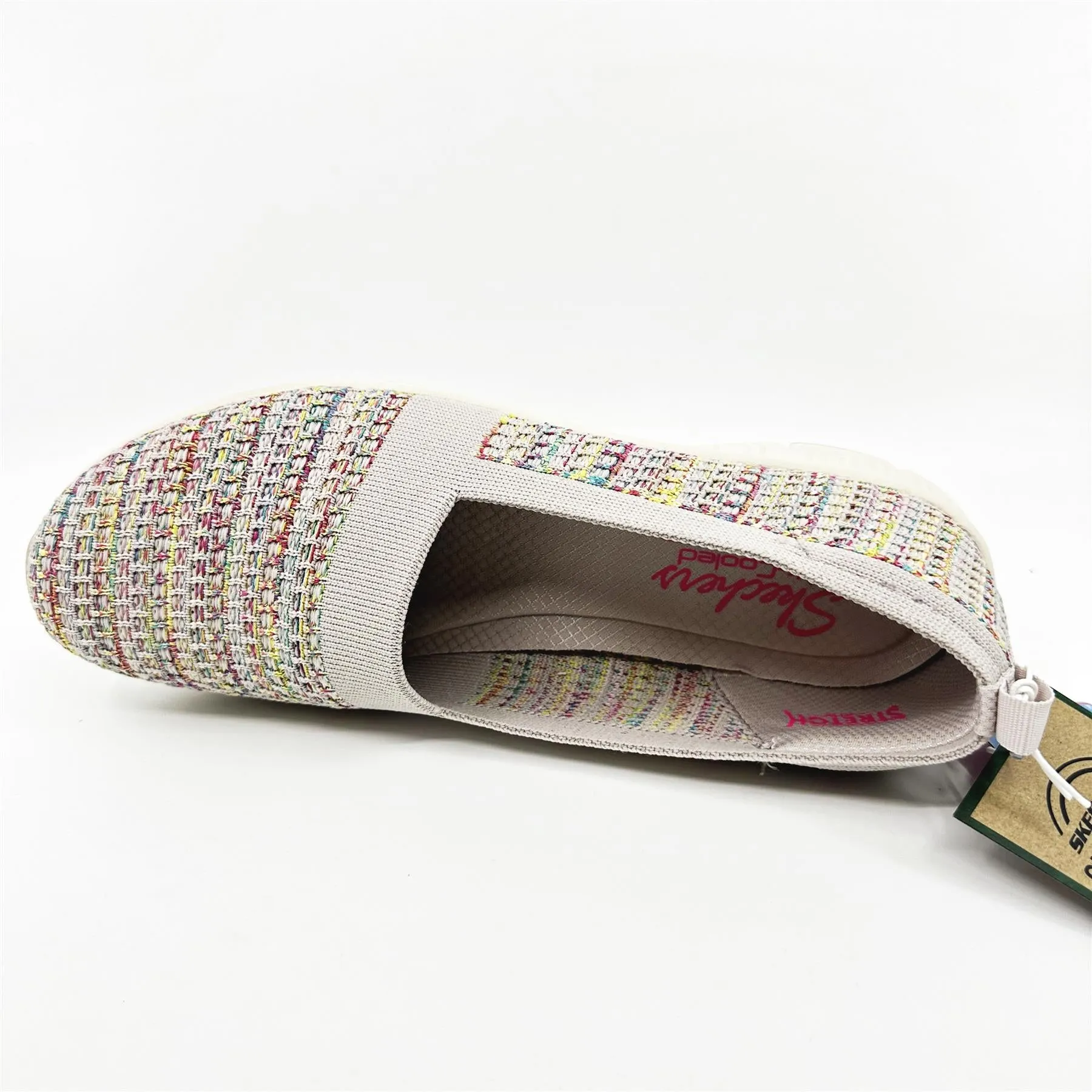 Skechers Be Cool Sherbet Skies Natural Multi Womens Size 9.5 Slip On Sneakers