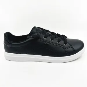 Skechers Bobs D'Vine Instant Delight Black Womens Wide Slip On Sneakers