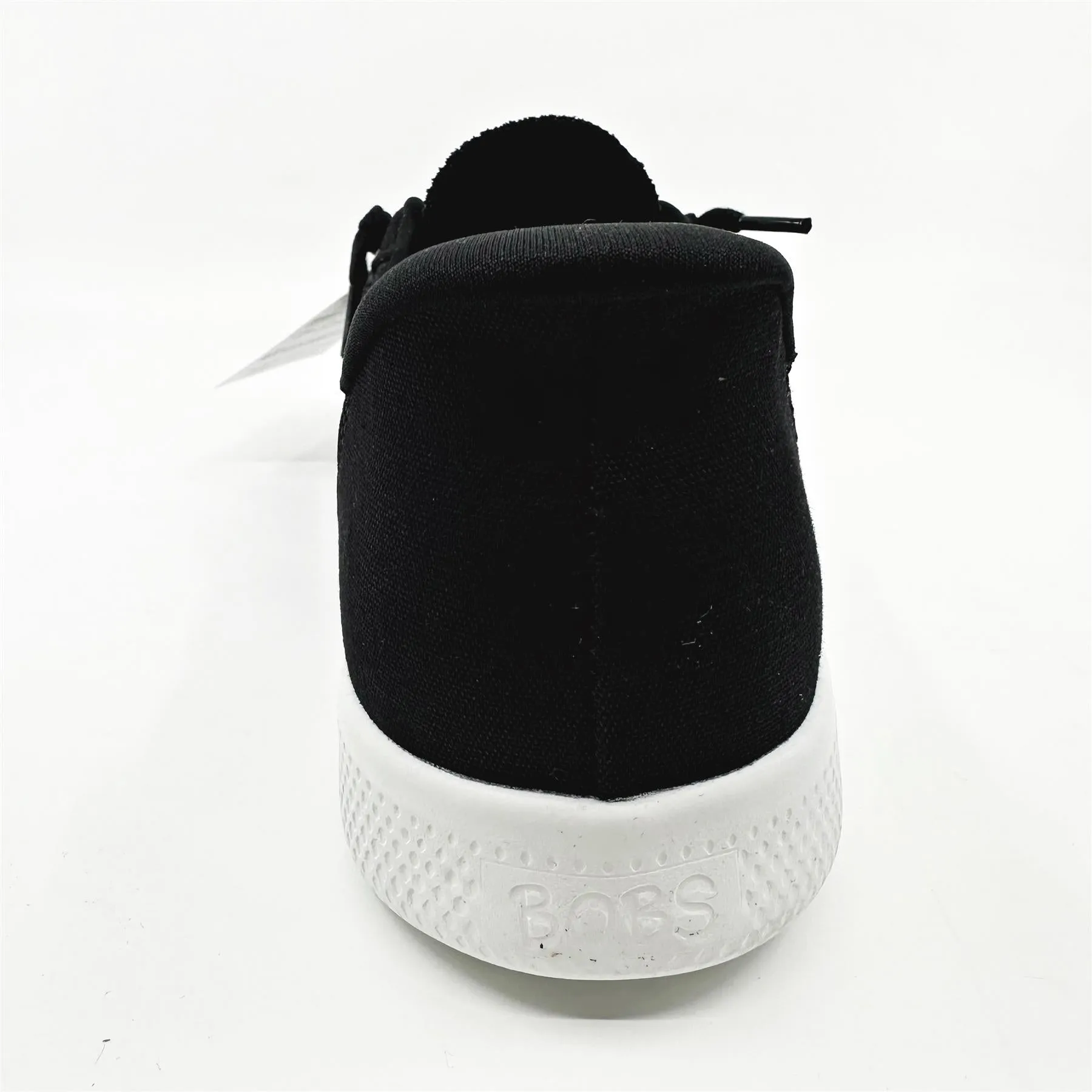 Skechers Bobs Skipper Keep It Sweet Black Womens Wide Slip On Sneakers