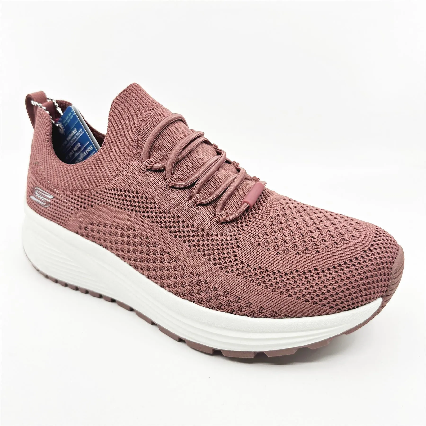 Skechers Bobs Sparrow 2.0 Allegiance Crew Rose Womens  Slip On Sneakers