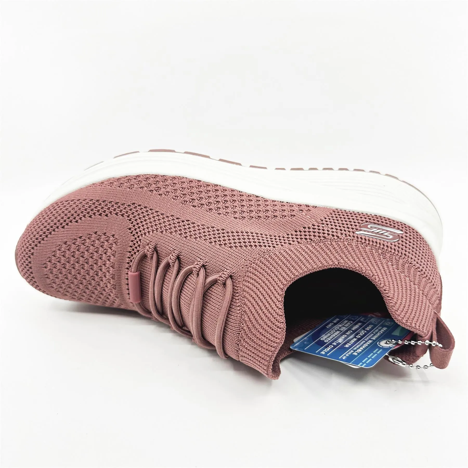 Skechers Bobs Sparrow 2.0 Allegiance Crew Rose Womens  Slip On Sneakers