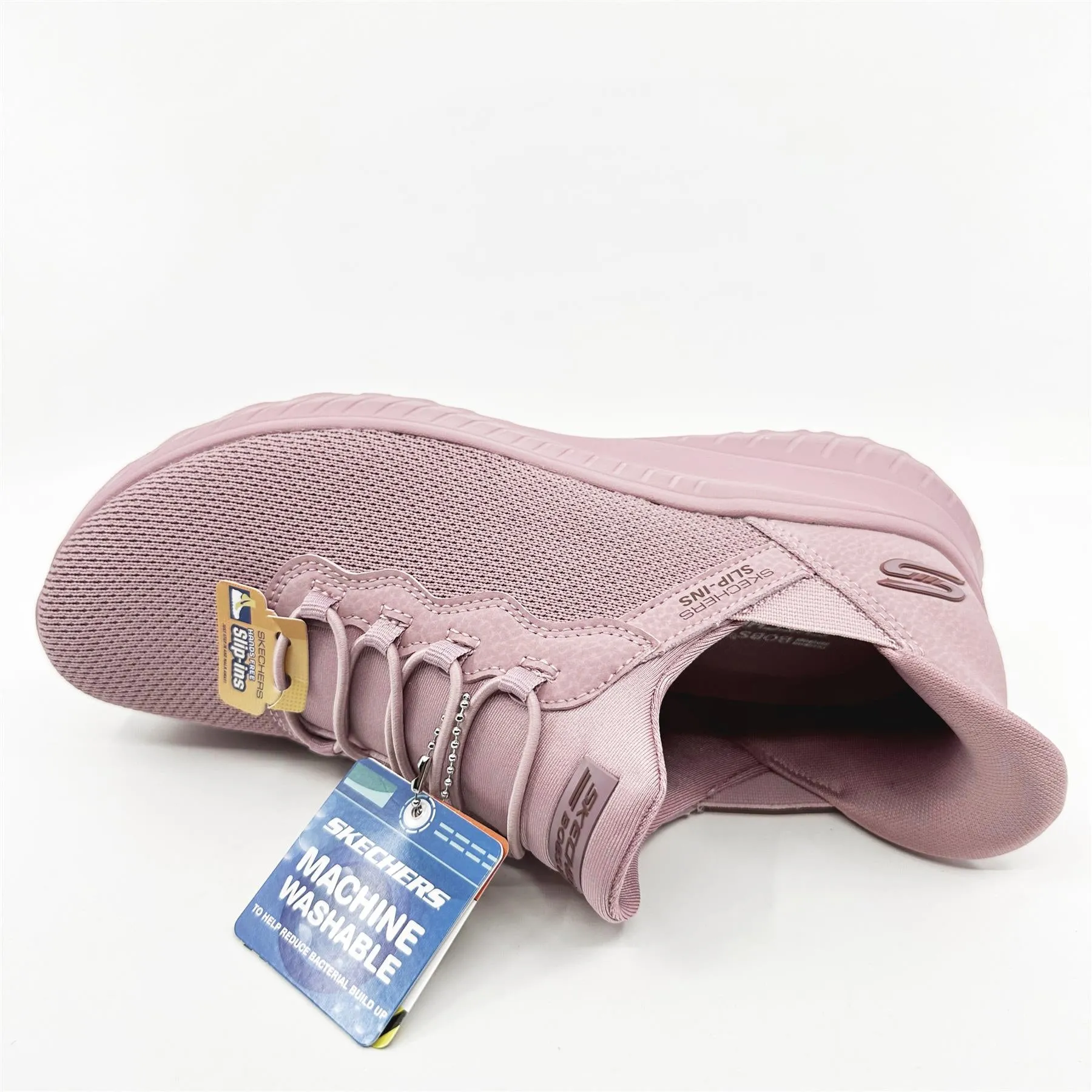 SKECHERS Bobs Squad Chaos Daily Inspiration Rose Womens  Slip On Sneakers