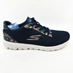 Skechers Go Walk Classic Dream Navy Womens Comfort Sneakers