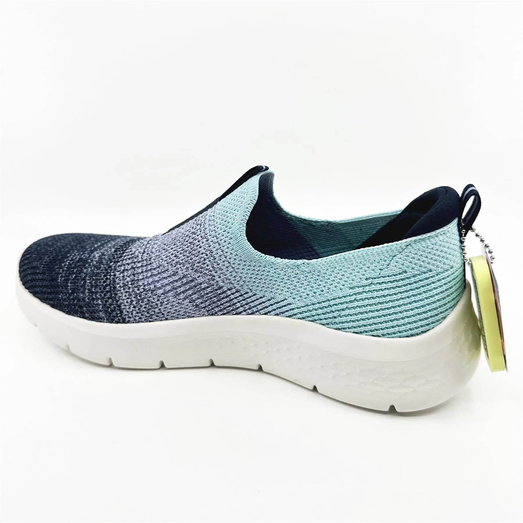 SKECHERS Go Walk Flex Cali Sunset Navy Aqua Womens  Slip On Sneakers