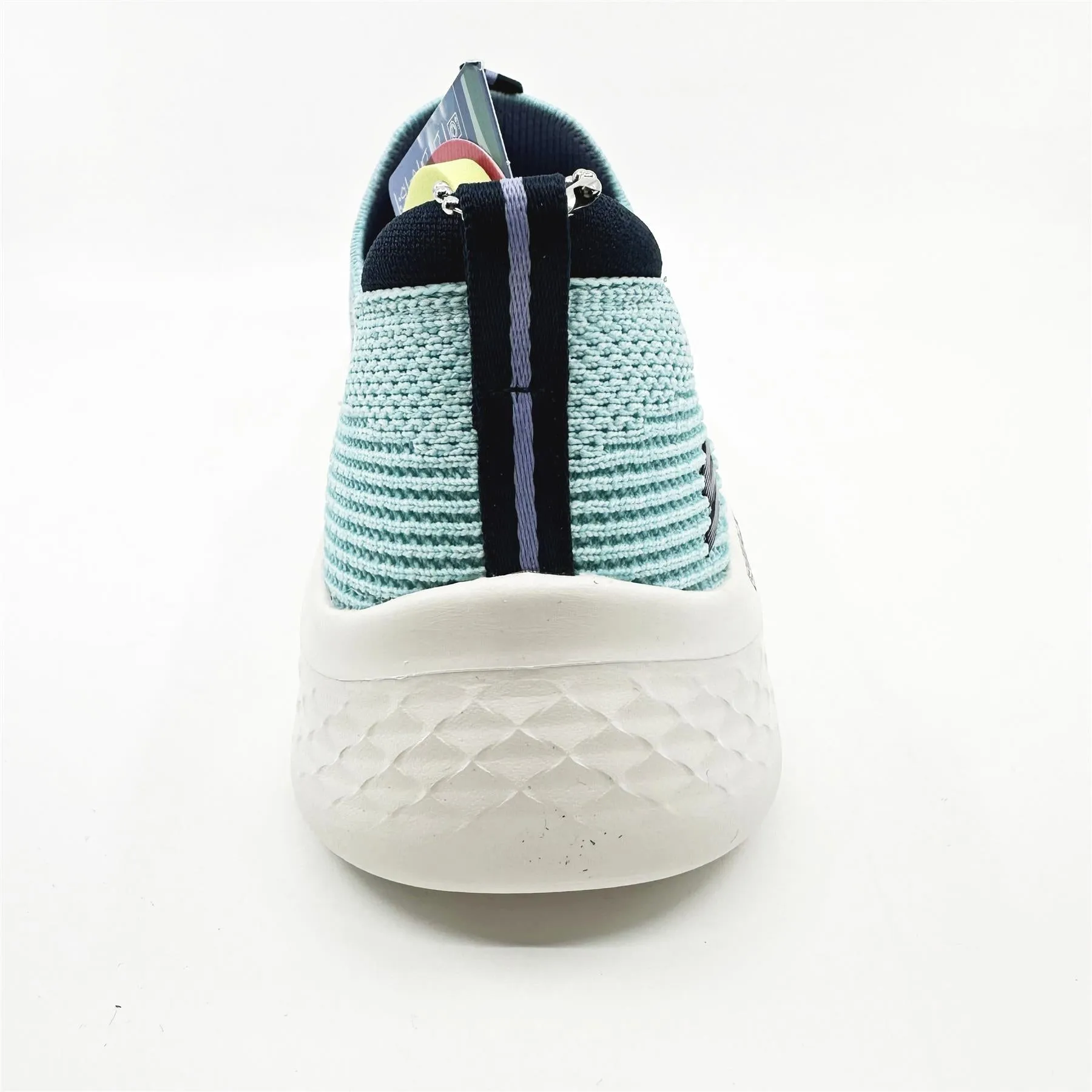 SKECHERS Go Walk Flex Cali Sunset Navy Aqua Womens  Slip On Sneakers