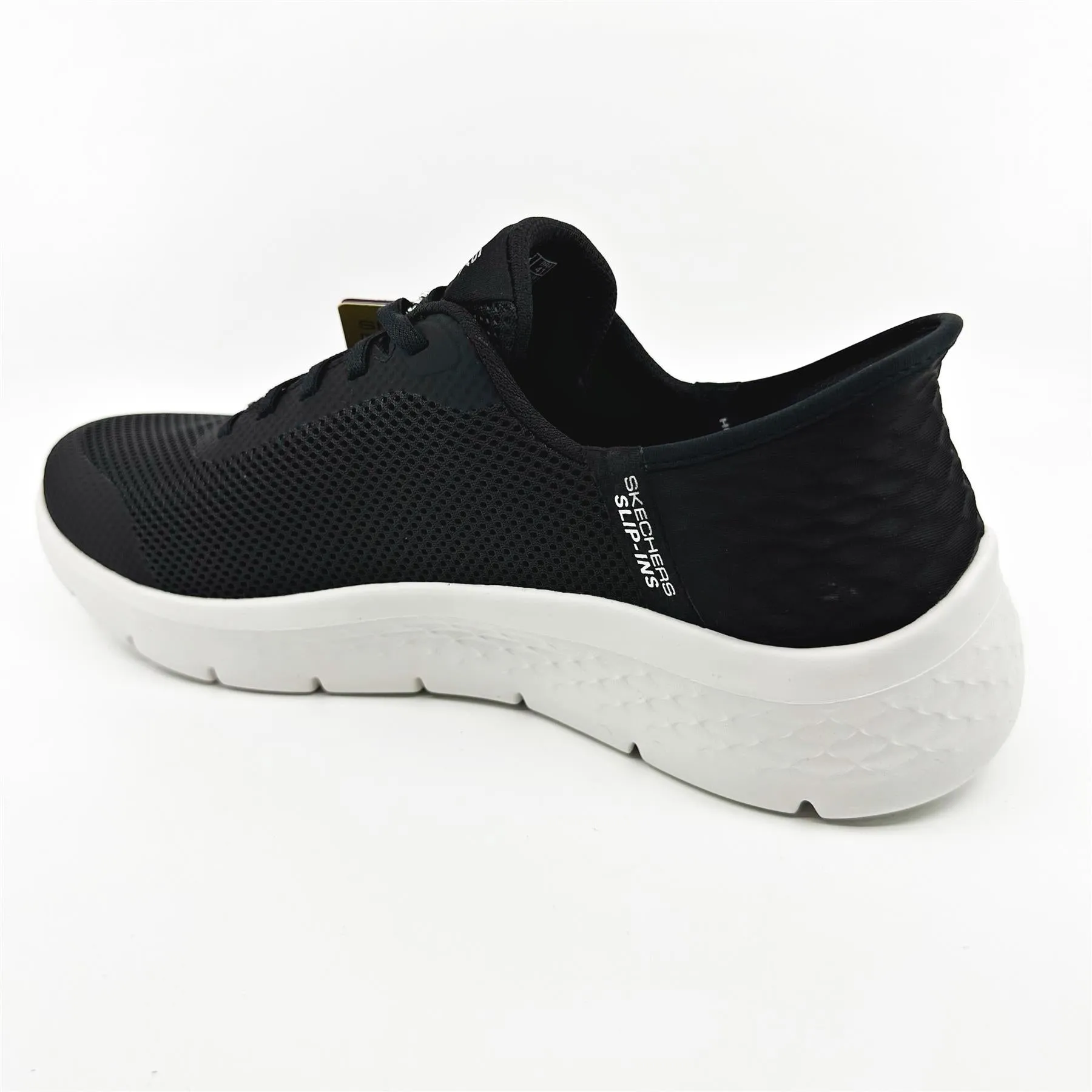 Skechers Go Walk Flex Grand Entry Black Womens Size 11 Wide Slip On Sneakers