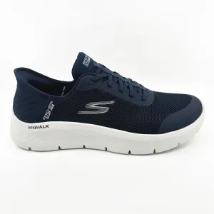 Skechers Go Walk Flex Grand Entry Navy Womens Size 12 Wide Slip On Sneakers