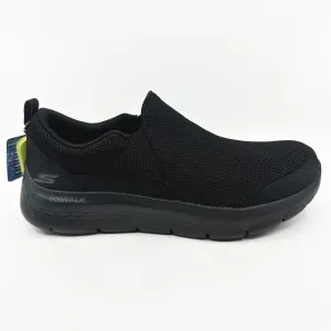 Skechers Go Walk Flex Impeccable II Black Mens Slip On Sneakers