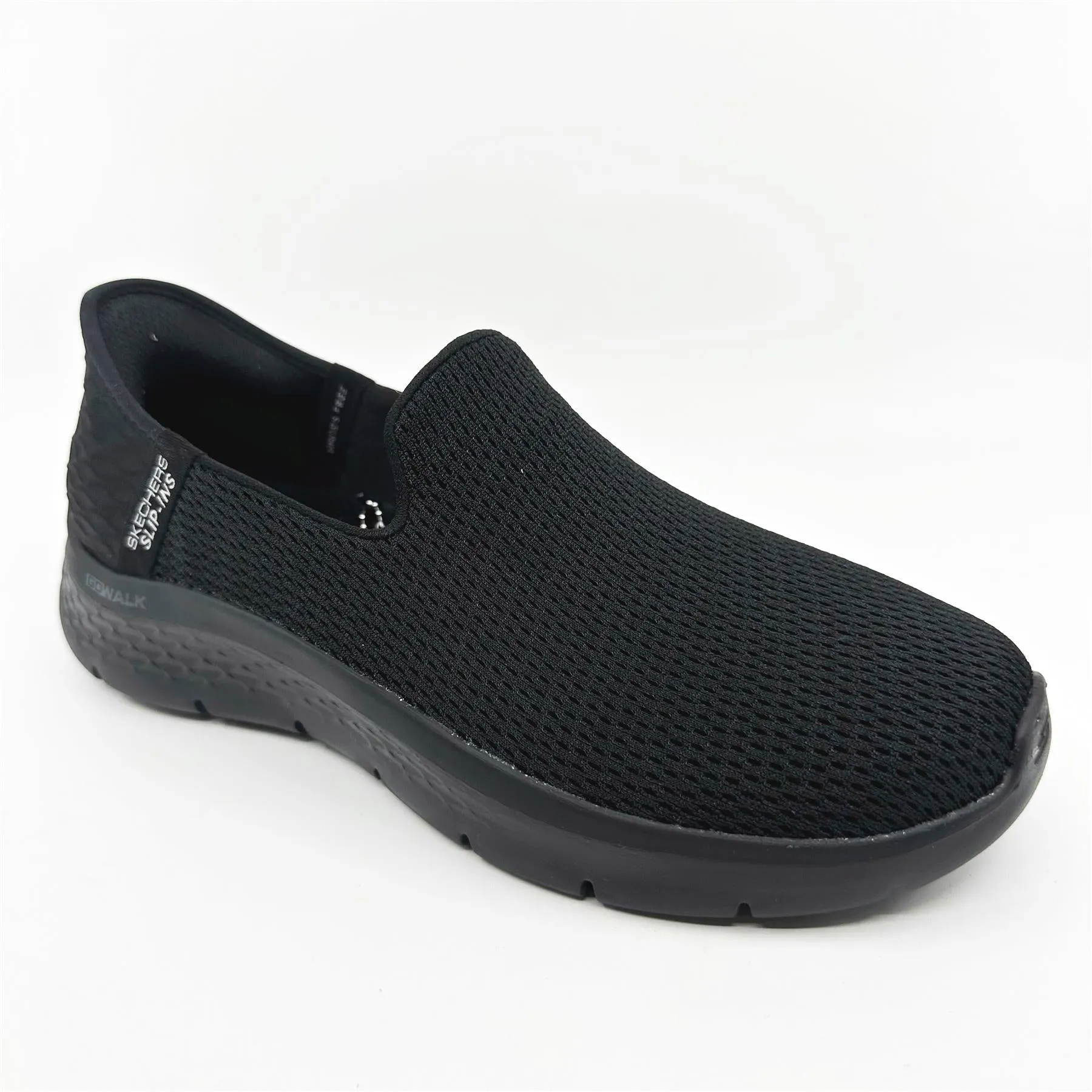 SKECHERS Go Walk Flex Relish Black Womens  Slip On Sneakers