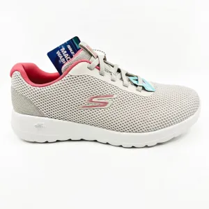 Skechers Go Walk Joy Light Motion Off White Pink Womens Size 7.5 Sneakers