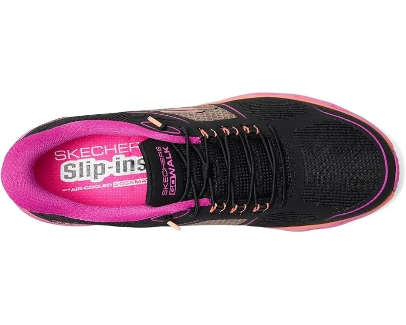 Skechers Women's Slip-Ins GO WALK Glide Step 2.0 Elektra - Black/Multi