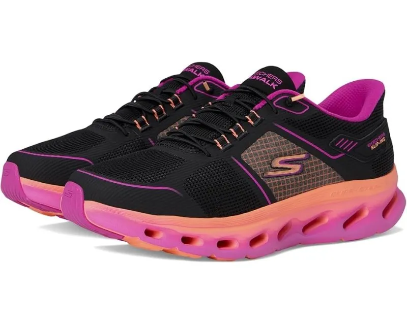 Skechers Women's Slip-Ins GO WALK Glide Step 2.0 Elektra - Black/Multi