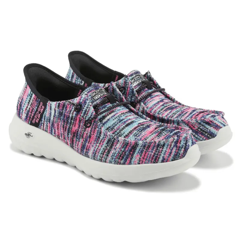 Skechers Women's Slip-Ins GO WALK Joy Halen - Black/Multi