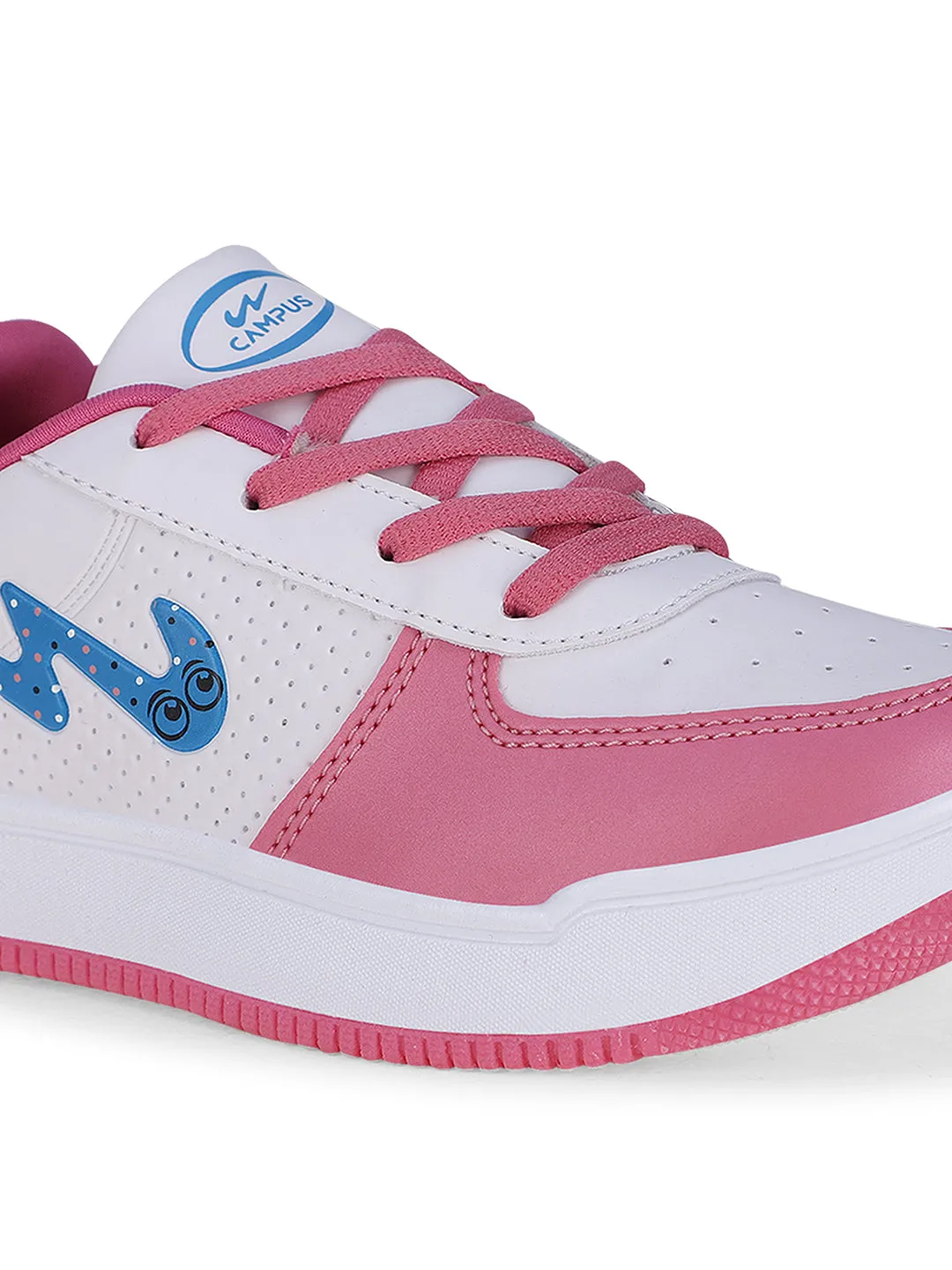 SN-01 White Kid's Sneakers