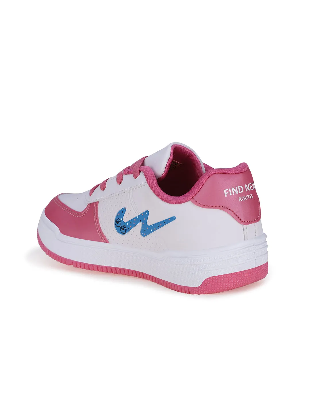 SN-01 White Kid's Sneakers
