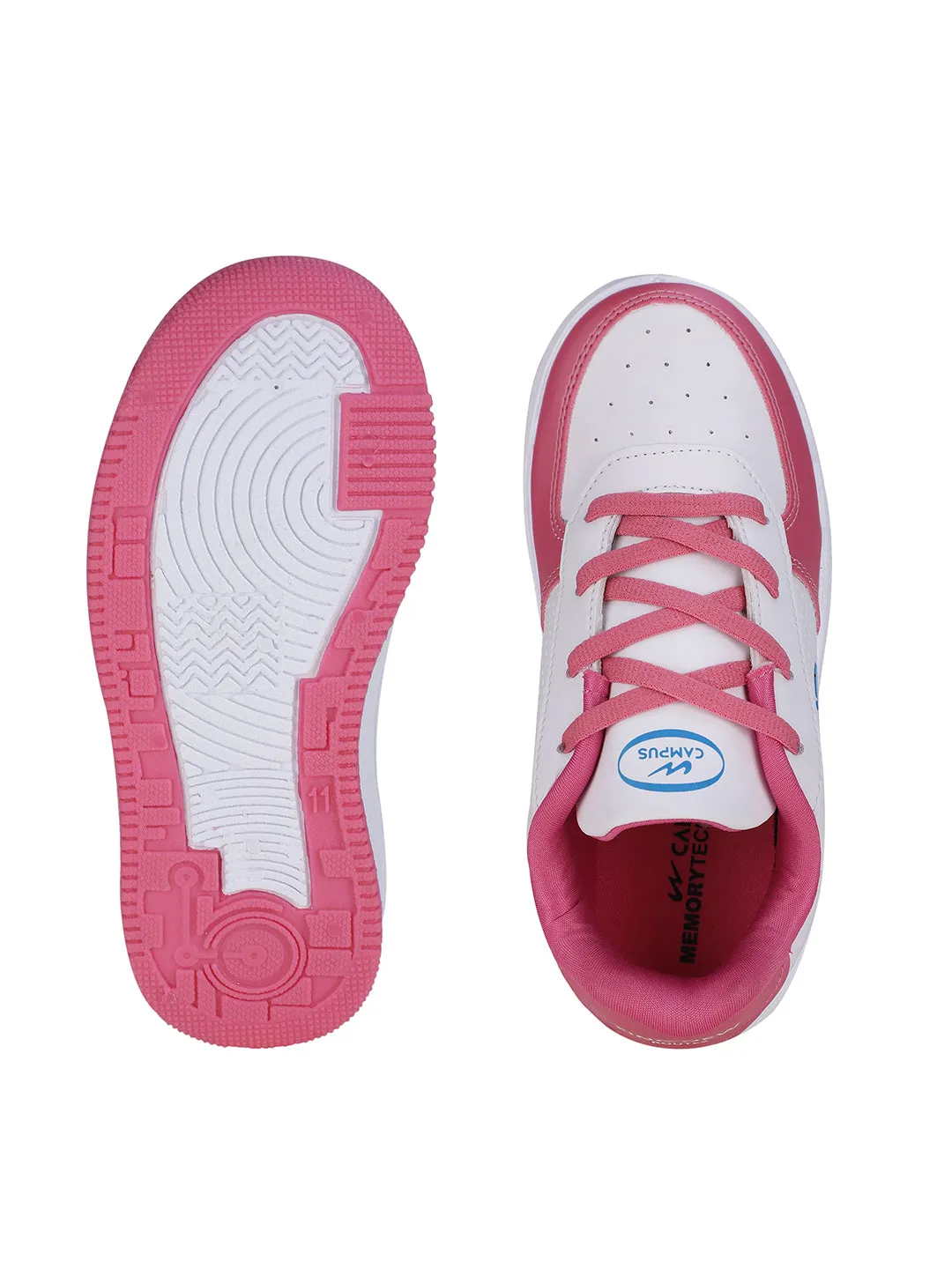 SN-01 White Kid's Sneakers