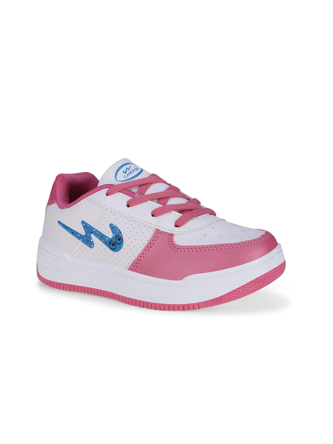 SN-01 White Kid's Sneakers