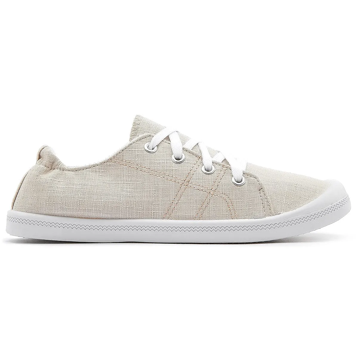 SOBEYO Women's Sneakers Canvas Lace-Up Low Top Padded Shoes