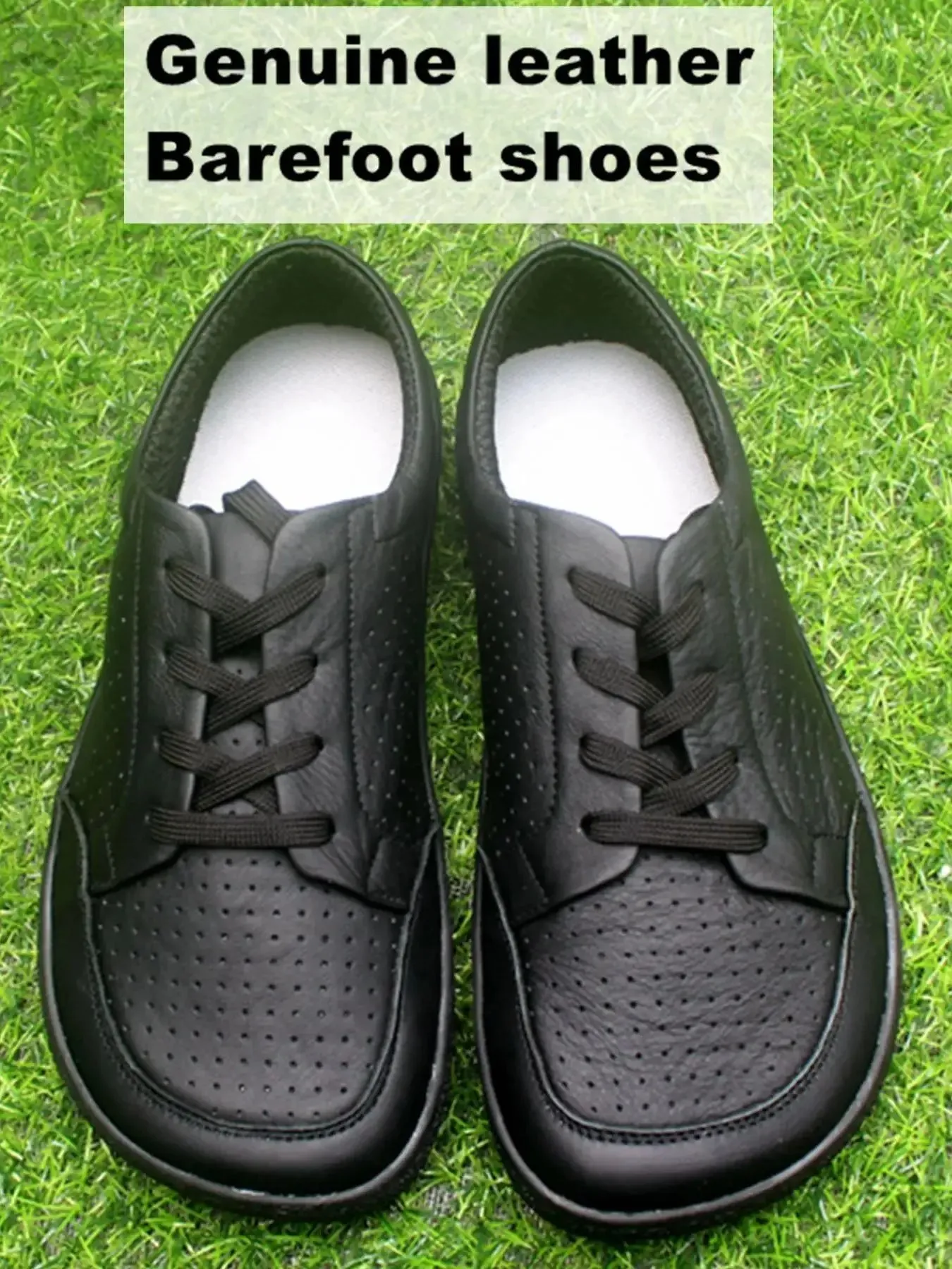 TONGLEPAO Barefoot Genuine leather Zero Drop Sneaker