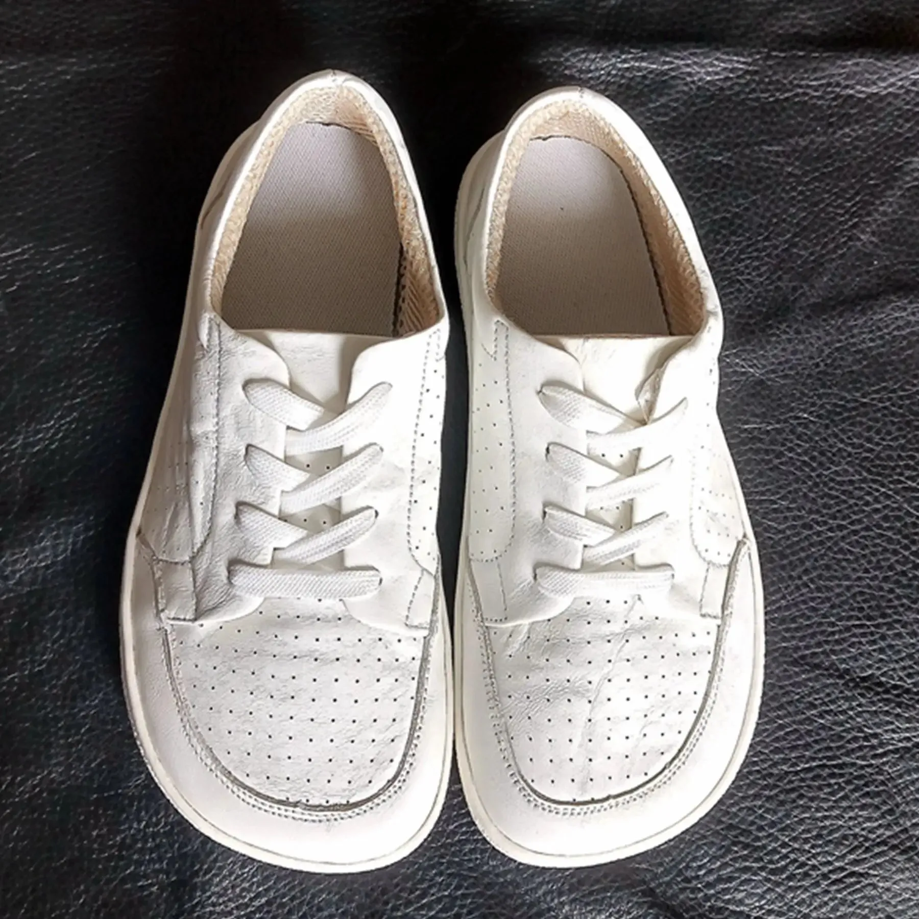 TONGLEPAO Barefoot Genuine leather Zero Drop Sneaker