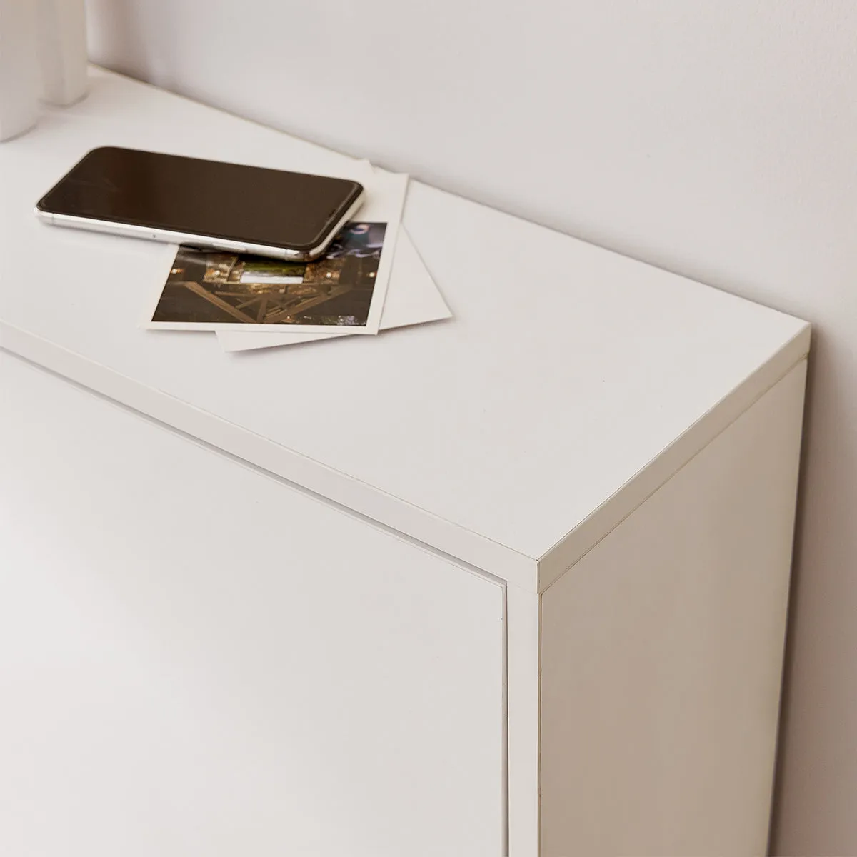 Ultra-Slim Entryway Flip Shoe Cabinet
