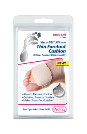 Visco-gel Silicone Thin Forefoot Cushion Large Right