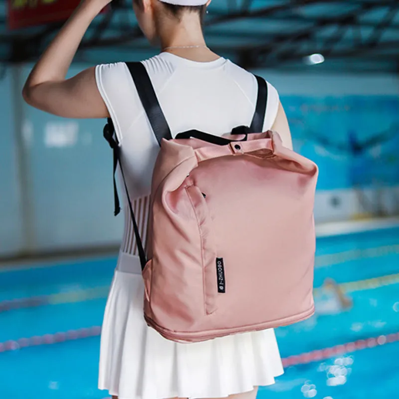 Waterproof Backpack Dry Wet Depart Swimming Yoga Sport Shoulder Training Gymsack