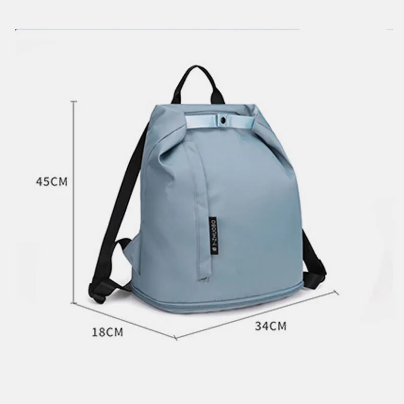 Waterproof Backpack Dry Wet Depart Swimming Yoga Sport Shoulder Training Gymsack