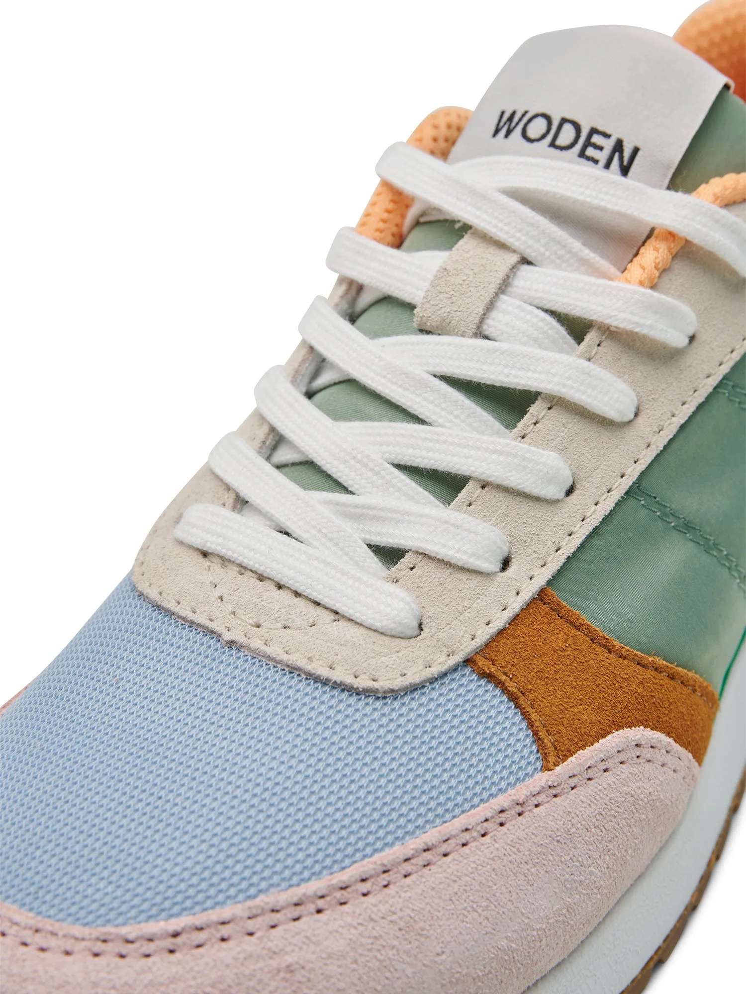 Woden Ronja Trainers WL740 in Algae Multi