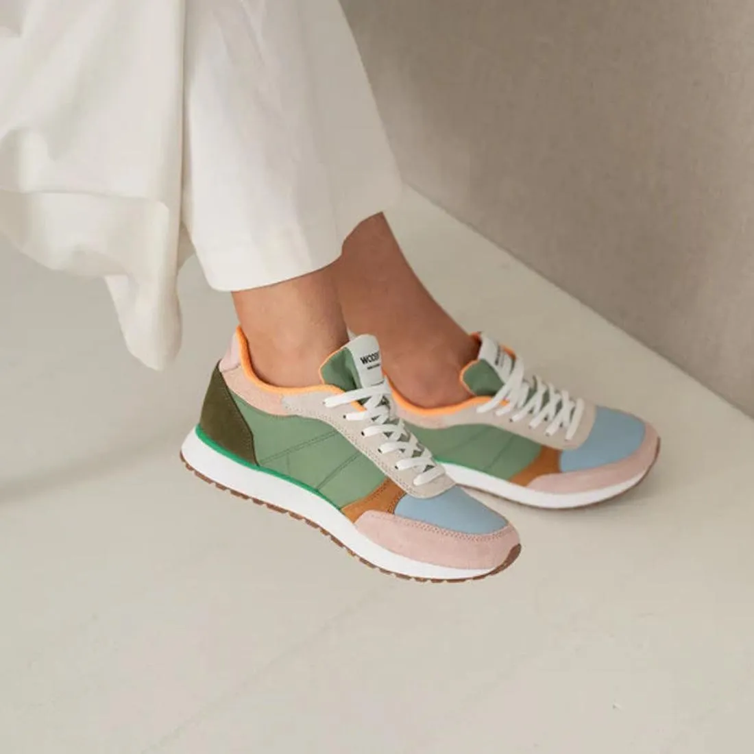 Woden Womens Sneaker Ronja Algae Multi Coloured