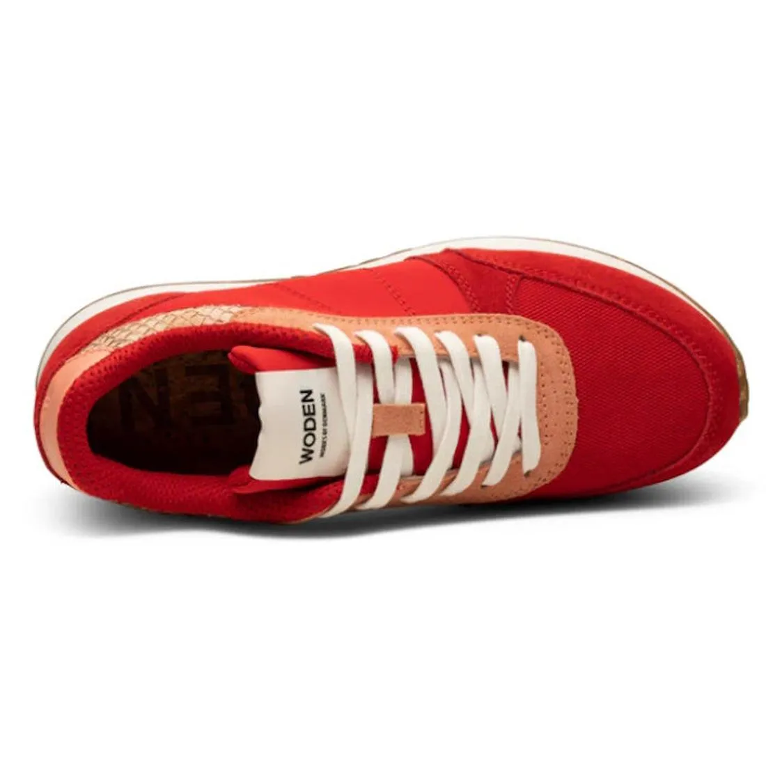 Woden Womens Sneaker Ronja Fire Red