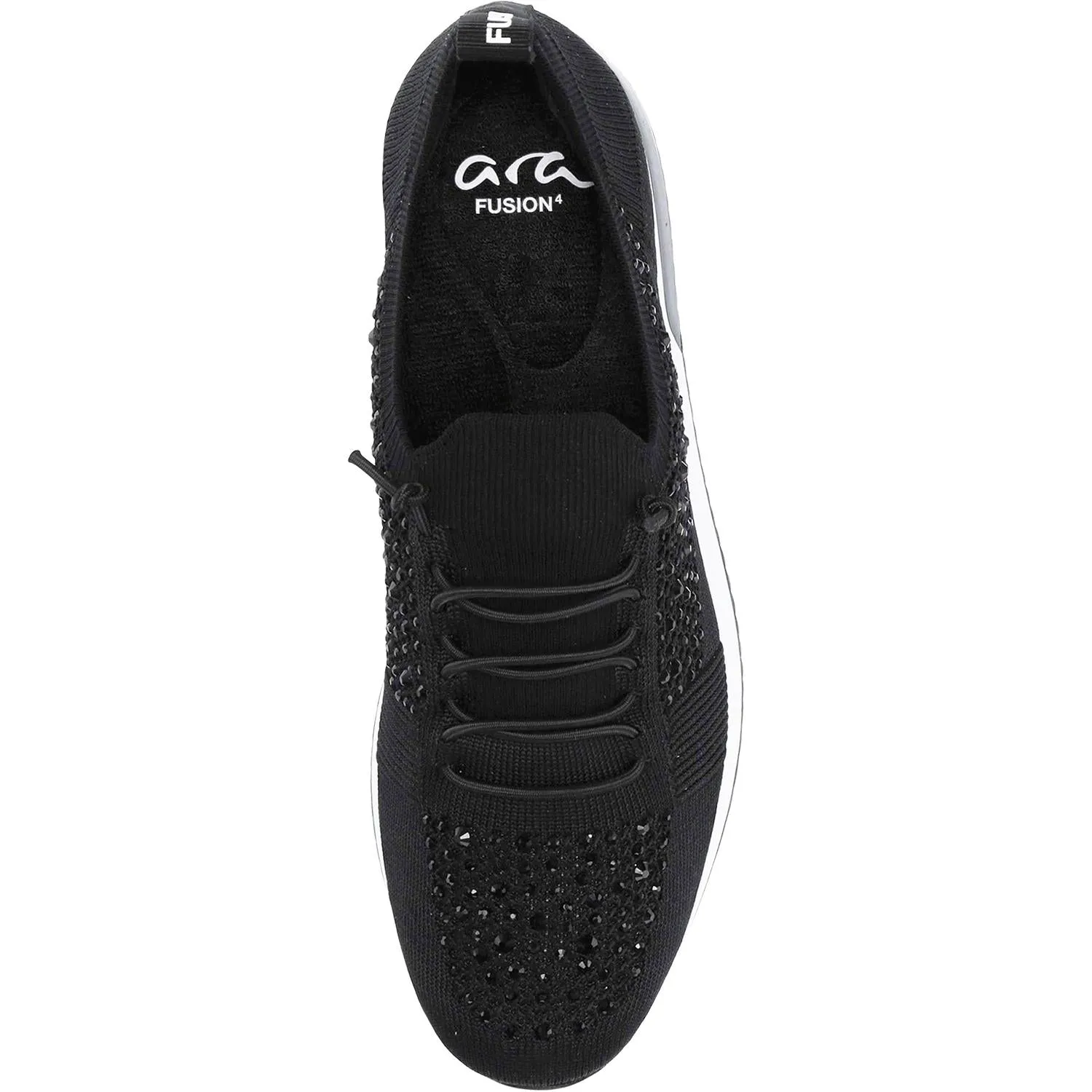 Women's Ara Shoes Lyssa Black Wovenstretch Fabric