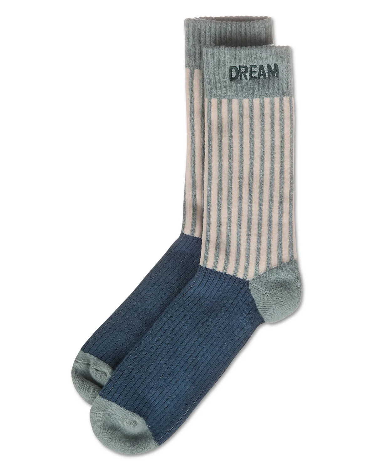 Women's Inspirations Embroidered Cuff Crew Socks
