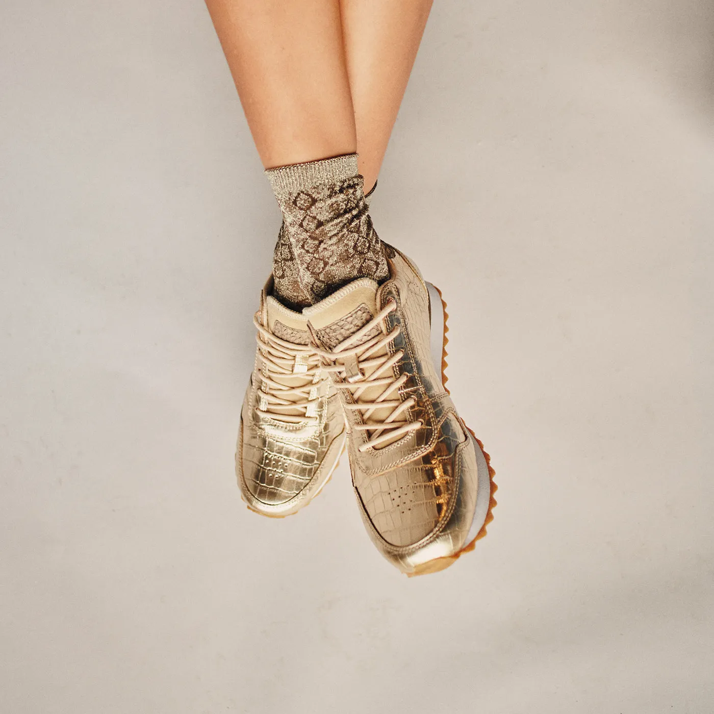 Ydun Shiny Leather - Champagne